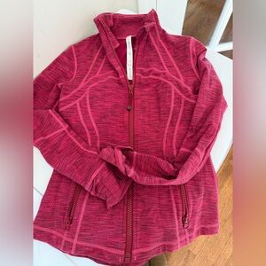 Lululemon Athletica Fuchsia Zip-Up Jacket
